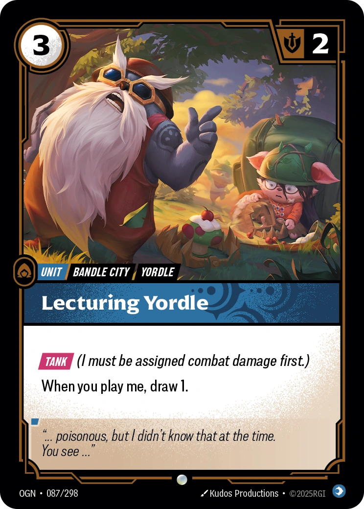 Lecturing Yordle